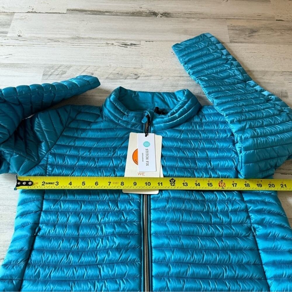 NWT Save The Duck Carina Puffer Jacket Lightweight Spring Puffer Quilted Zip Lg - Picture 11 of 15